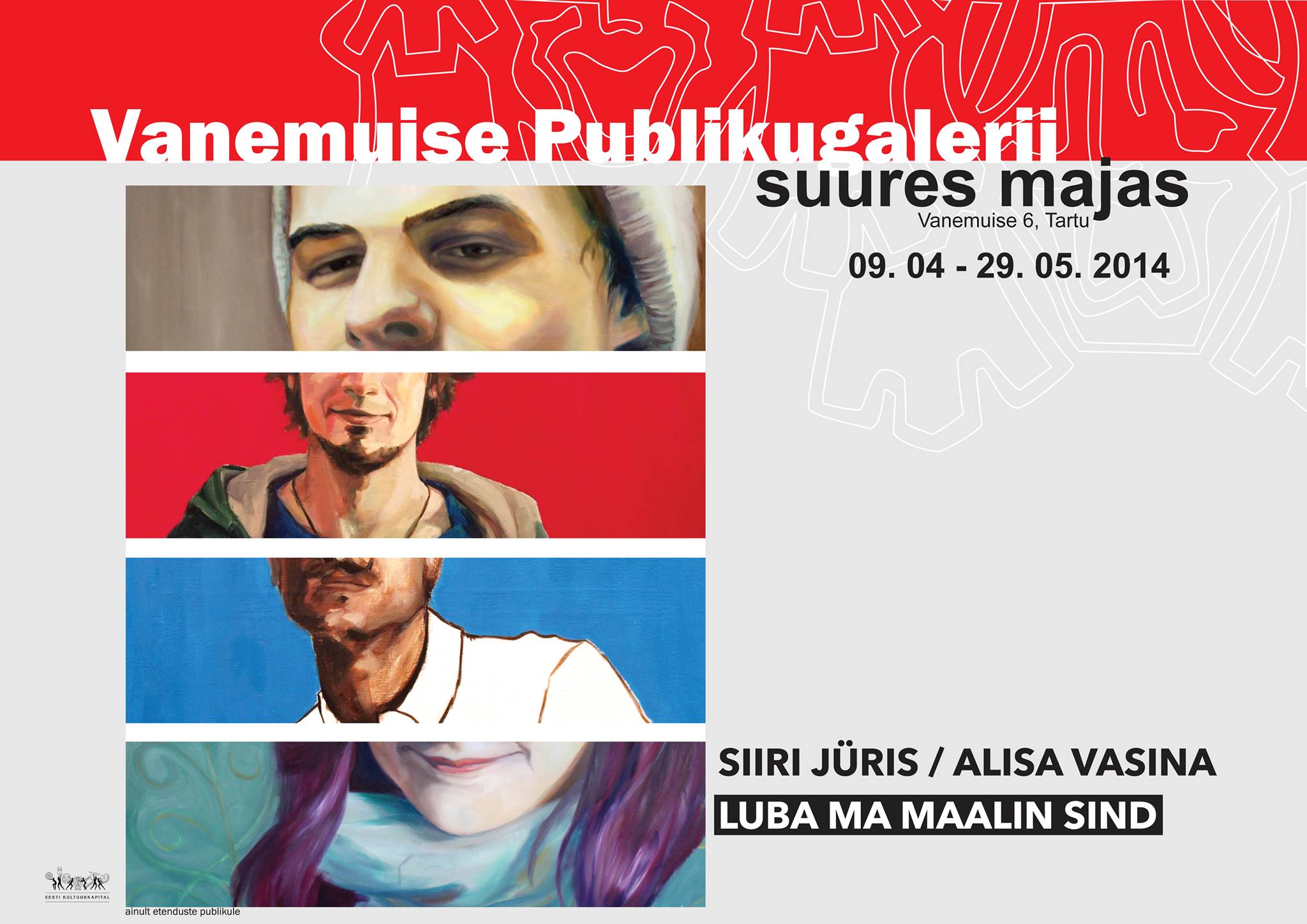 Näitus "Luba ma maalin sind" Teatris Vanemuine