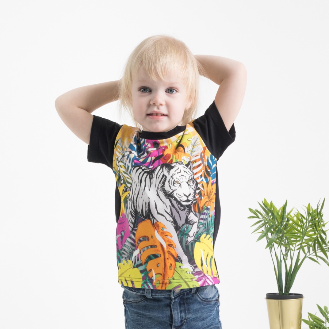 Puuvillane Väikelapse T-särk Tiiger