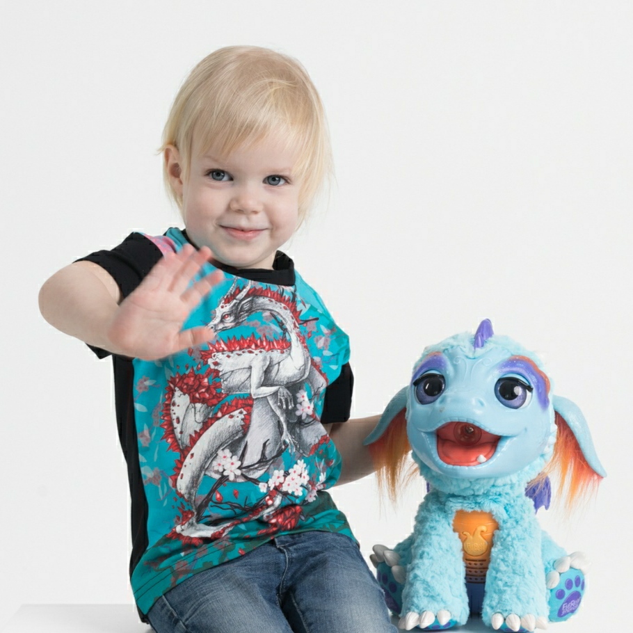 Puuvillane Väikelapse T-särk Draakon