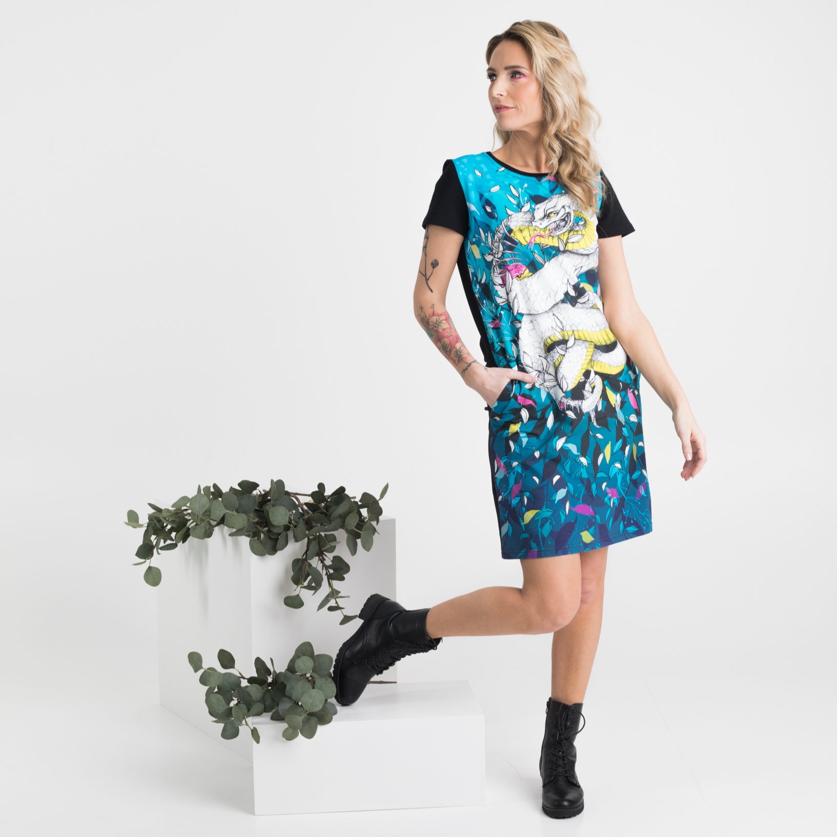 Taskutega kleit Madu Eesti disain