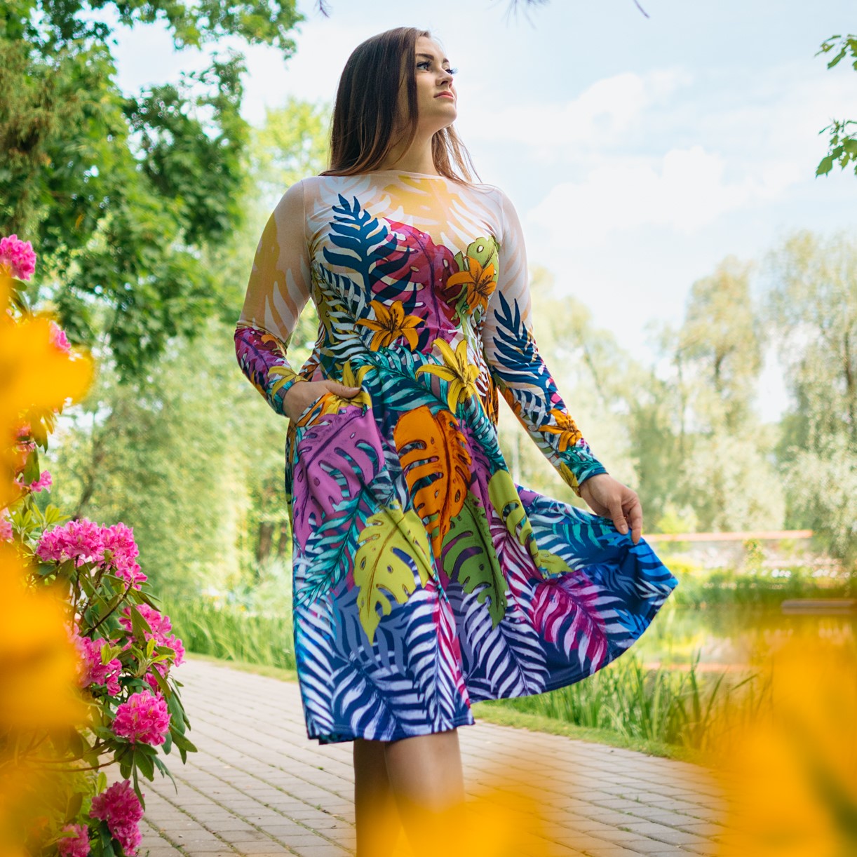 Taskutega midikleit troopika - Image 3