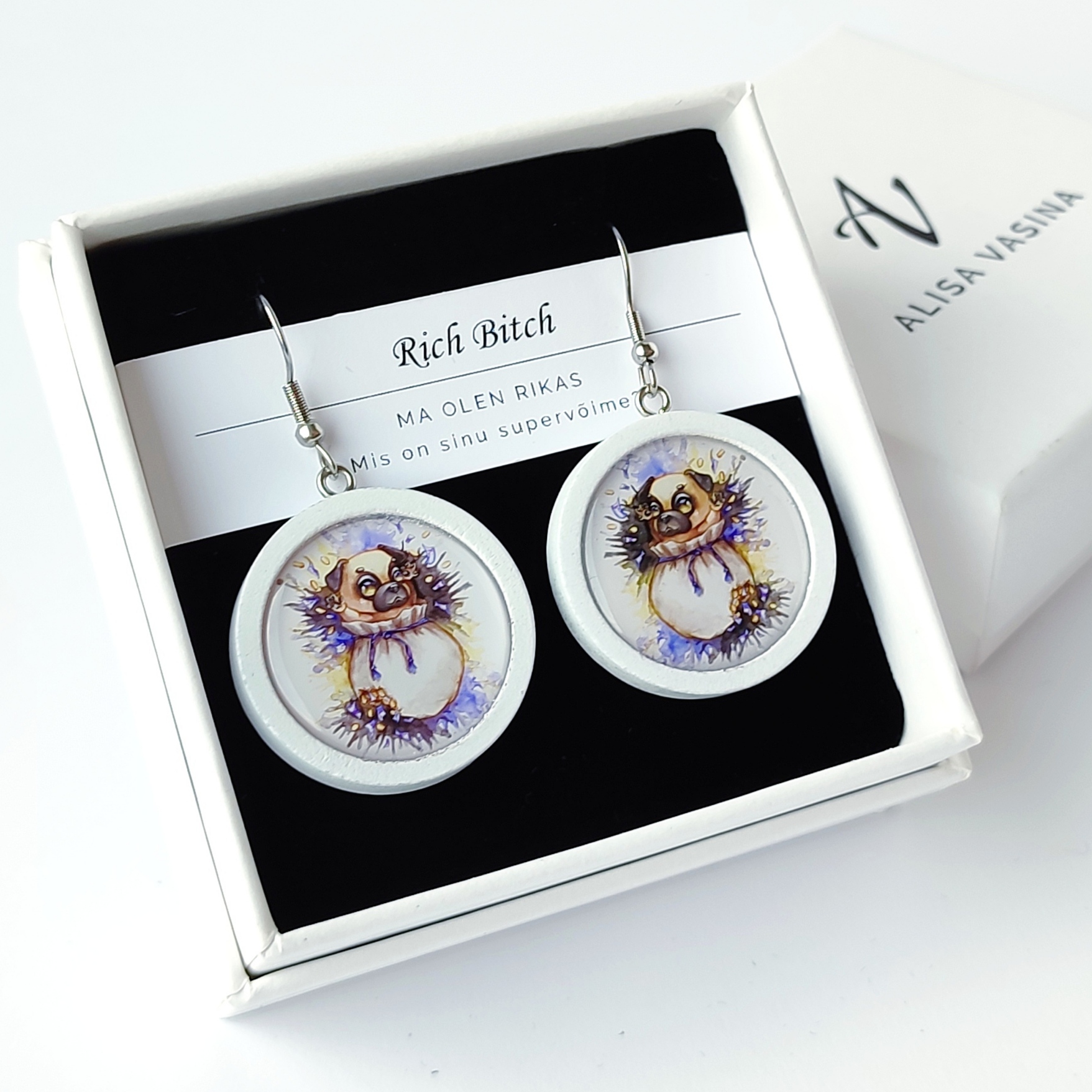 Rippuvad korvarongad Rich Bitch