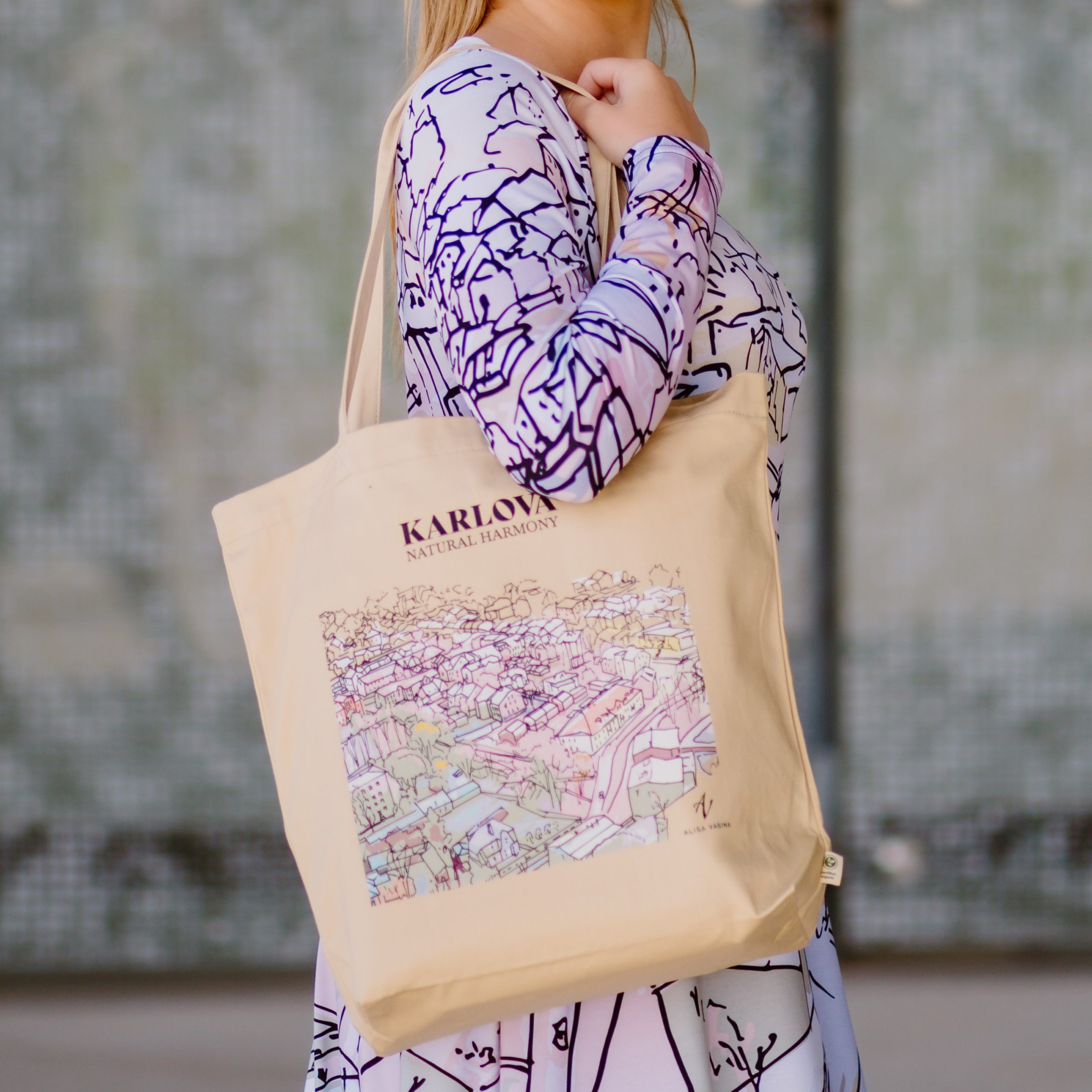 Puuvillane kandekott Karlova