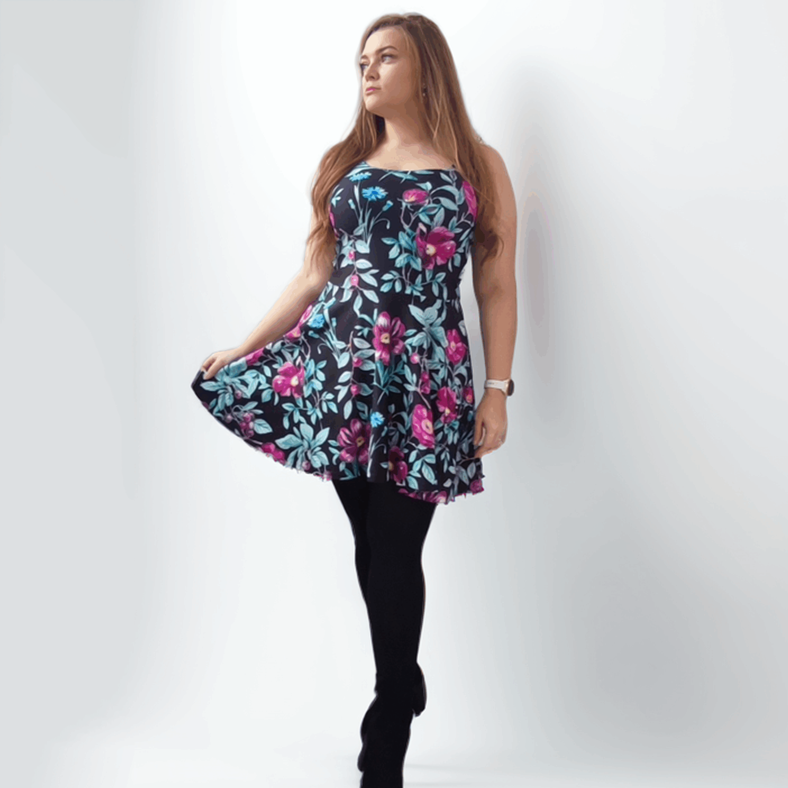 Skater kleit lumeroos Eesti disain kleit