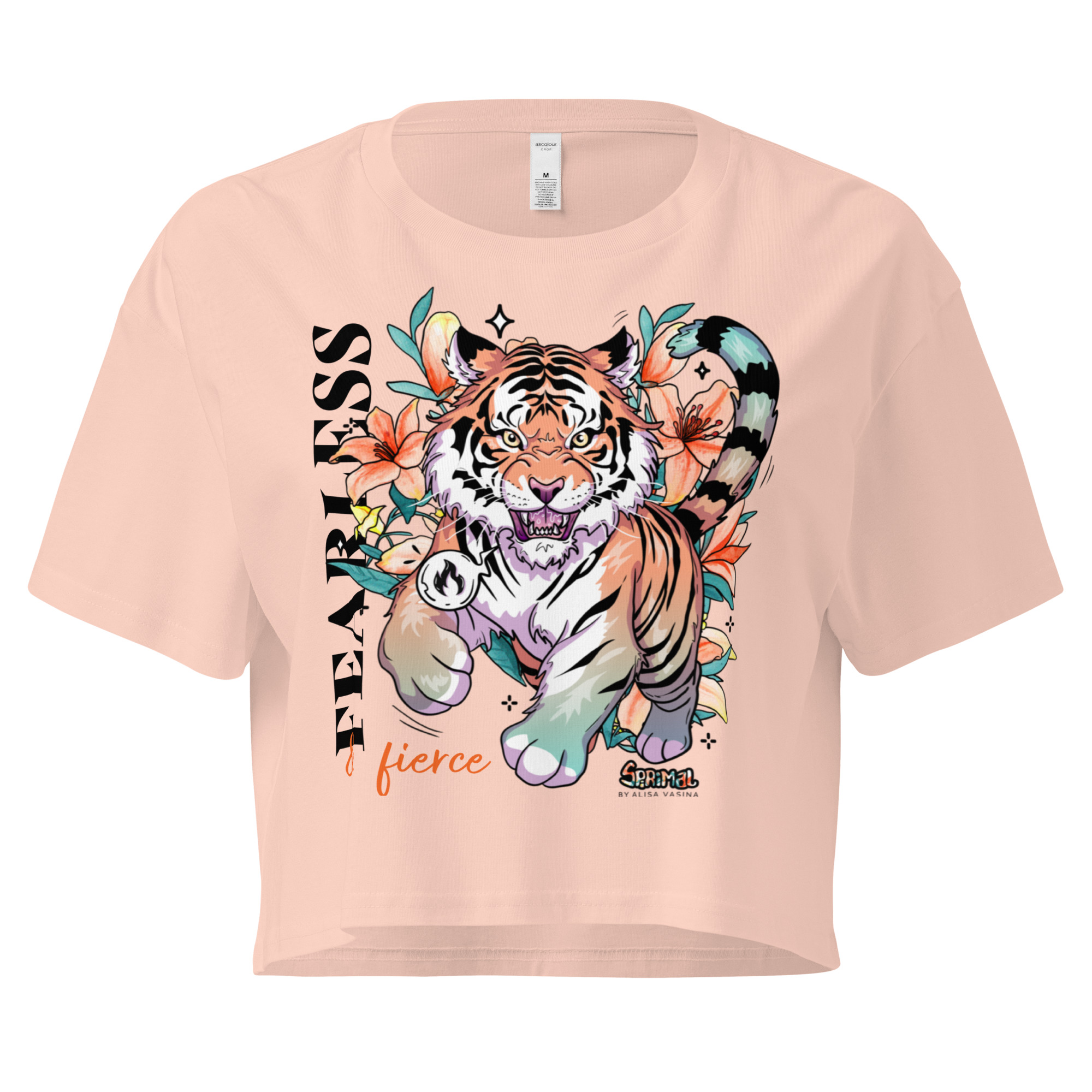 Kärbitud T-särk Tiigerliilia