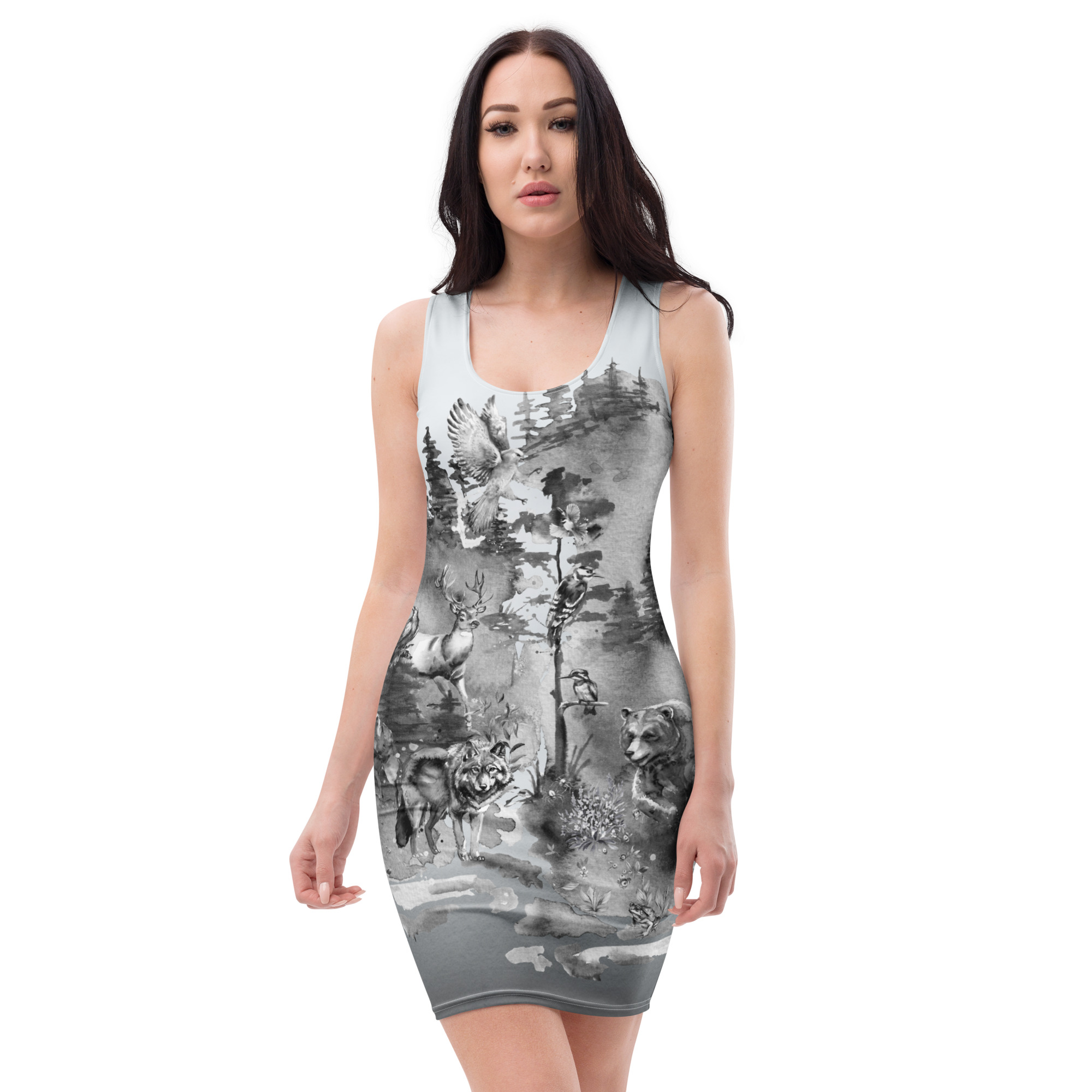 all-over-print-bodycon-dress-white-front-6885e626e860c.jpg