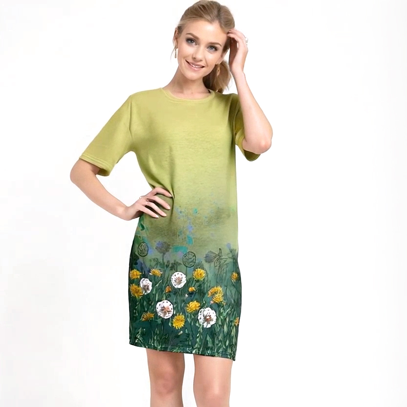 T-sark kleit voililled eesikylg